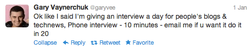 On January 1st of this year Gary made an offer many will not be able to refuse, including me. 